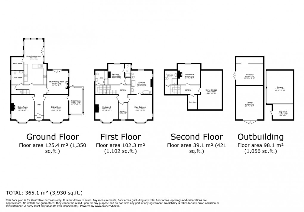 Floorplan for The Elms, Kirkby Road