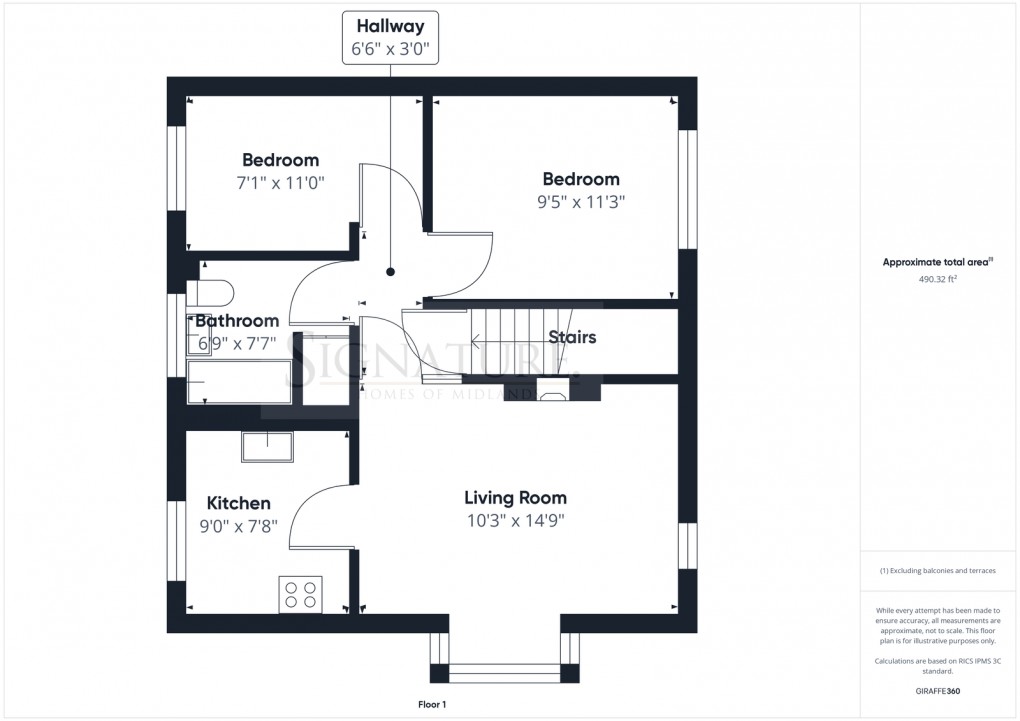 Floorplan for Albion Court, Oadby