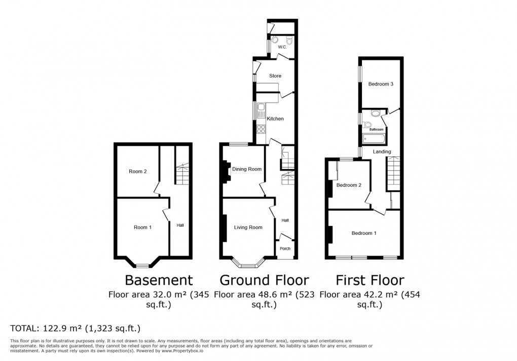 Floorplan for Daneshill Road, Leicester, LE3 6AN