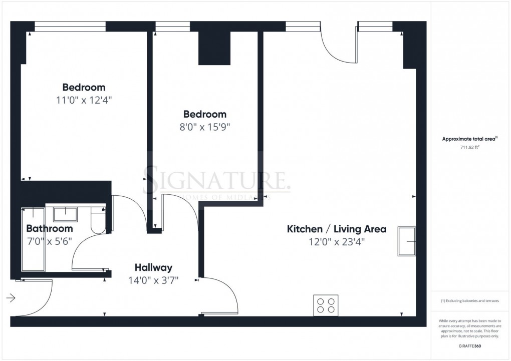 Floorplan for Navigation Street, Leicester, LE1 3UN