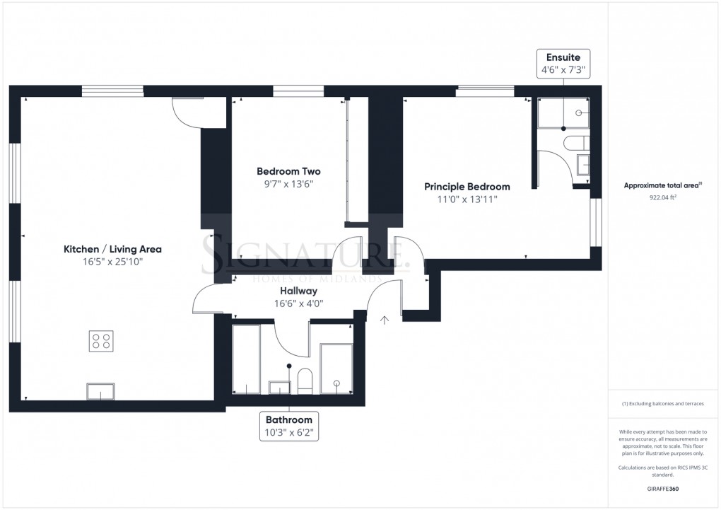 Floorplan for Brooks House, Oadby