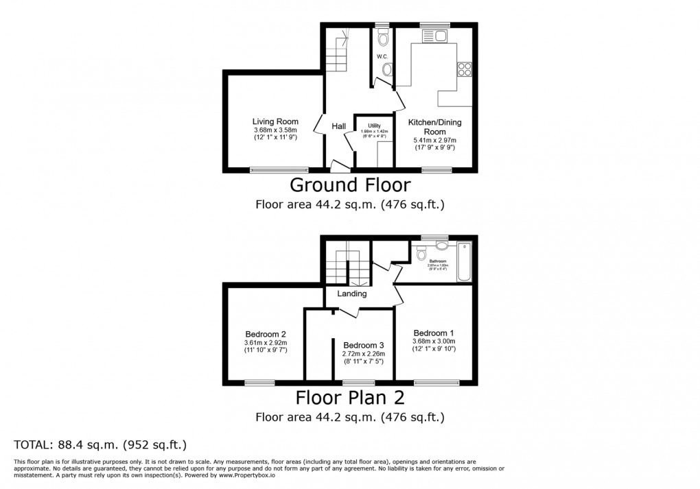 Floorplan for Fitzroy Street, Leicester, LE3 5PQ