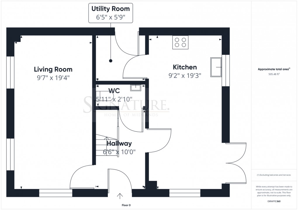 Floorplan for Oak Tree Road, Great Glen, Leicester, Leicestershire, LE8 9HP