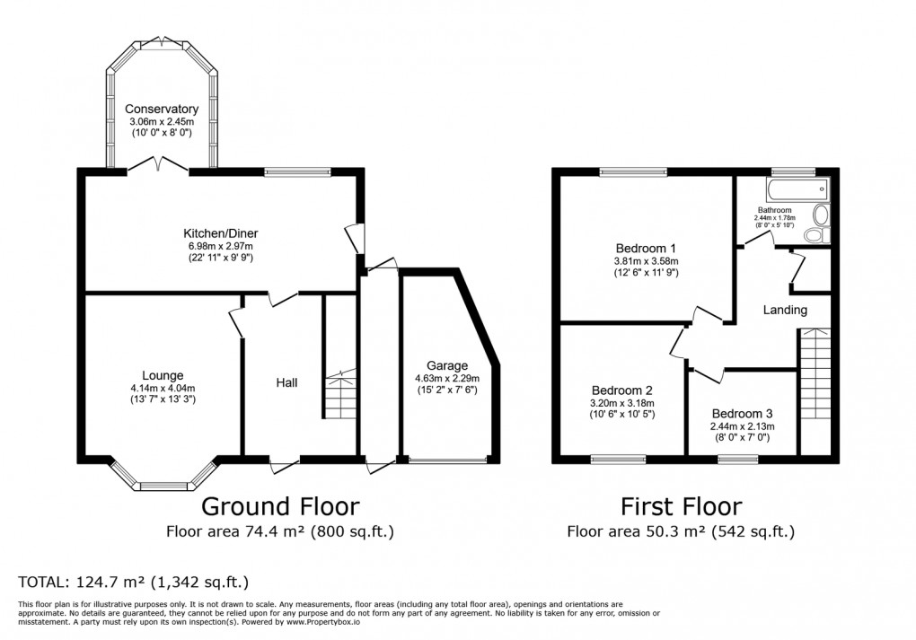 Floorplan for Grosvenor Crescent, Oadby