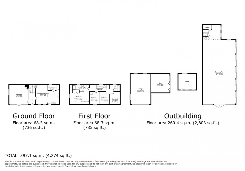 Floorplan for Leicester Road, Kibworth Harcourt, Leicester, LE8 0NP