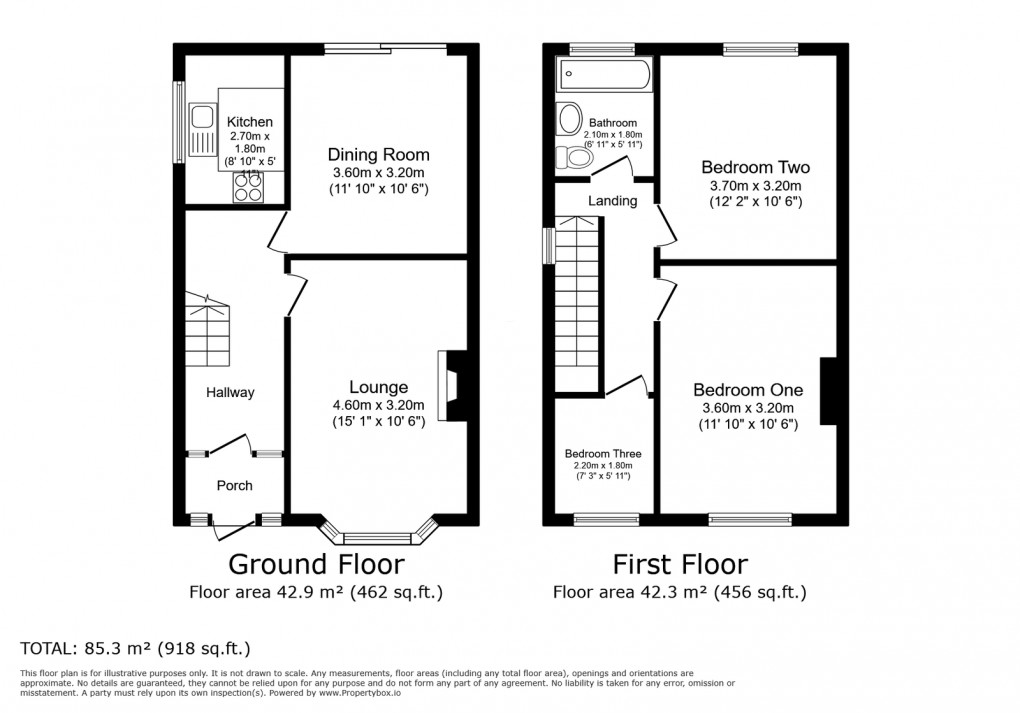 Floorplan for Eastwood Road, Aylestone