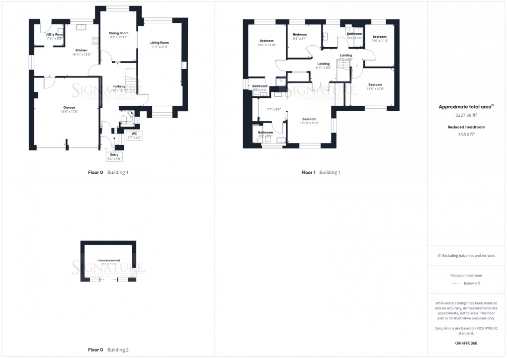 Floorplan for Iona Road, Syston, Leicester, LE7 1QP