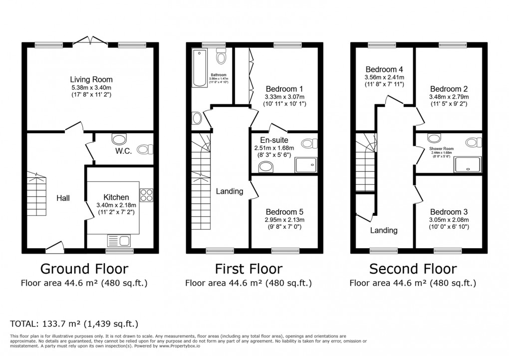 Floorplan for Englewood Close, Leicester