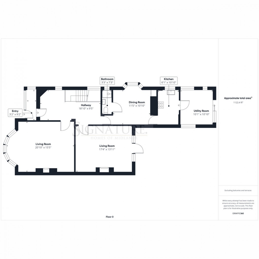 Floorplan for Uppingham Road, Leicester, LE5