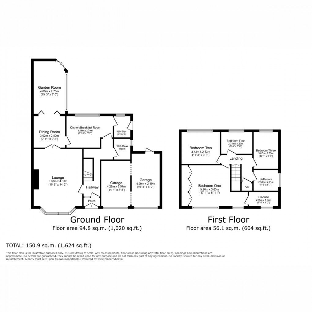 Floorplan for Seymour Way, Leicester Forest East, LE3
